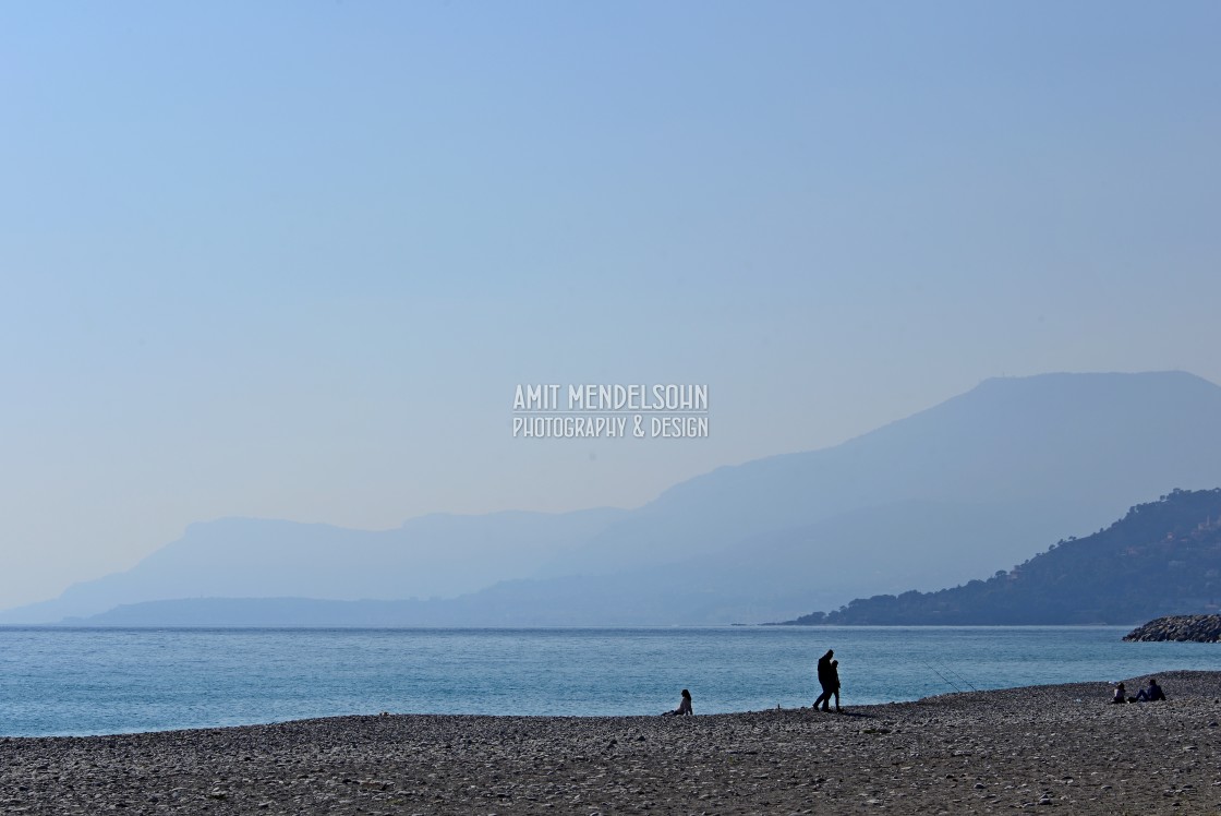 "View toward the french boarder" stock image