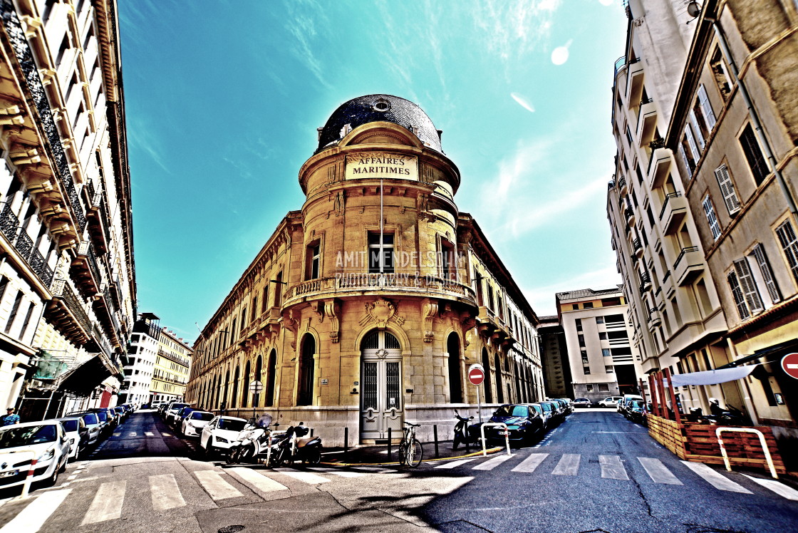 "Marseille's office of marine business" stock image