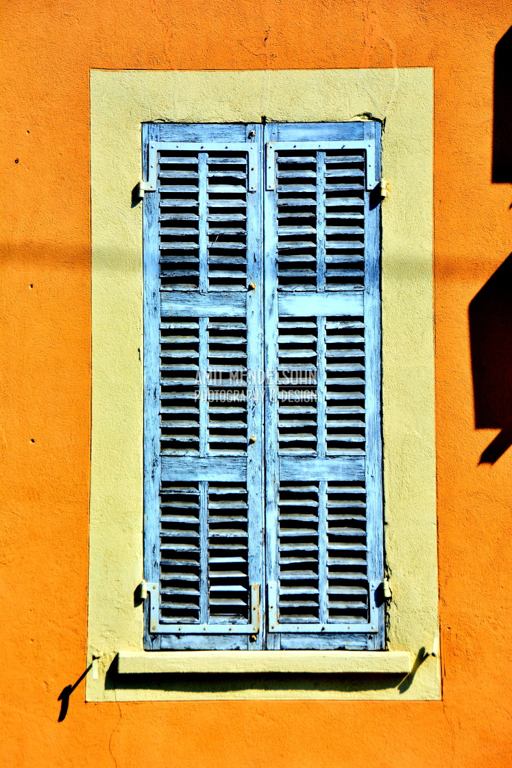 "A colourful window" stock image