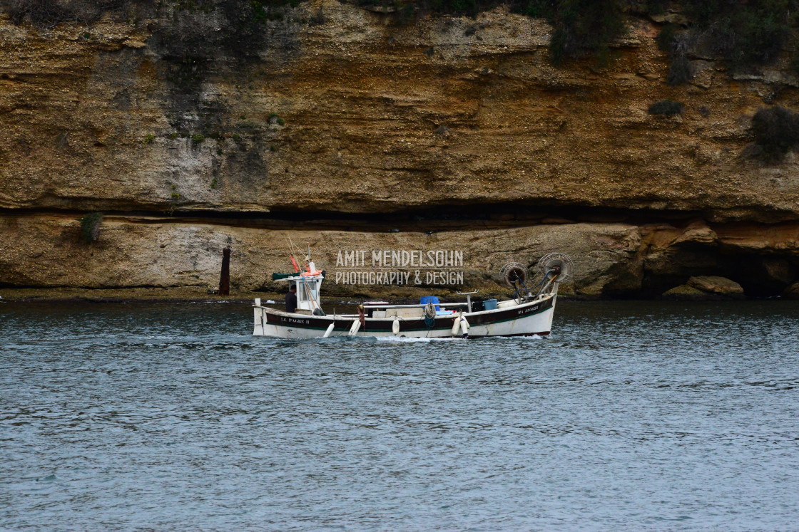 "A fishing boat" stock image