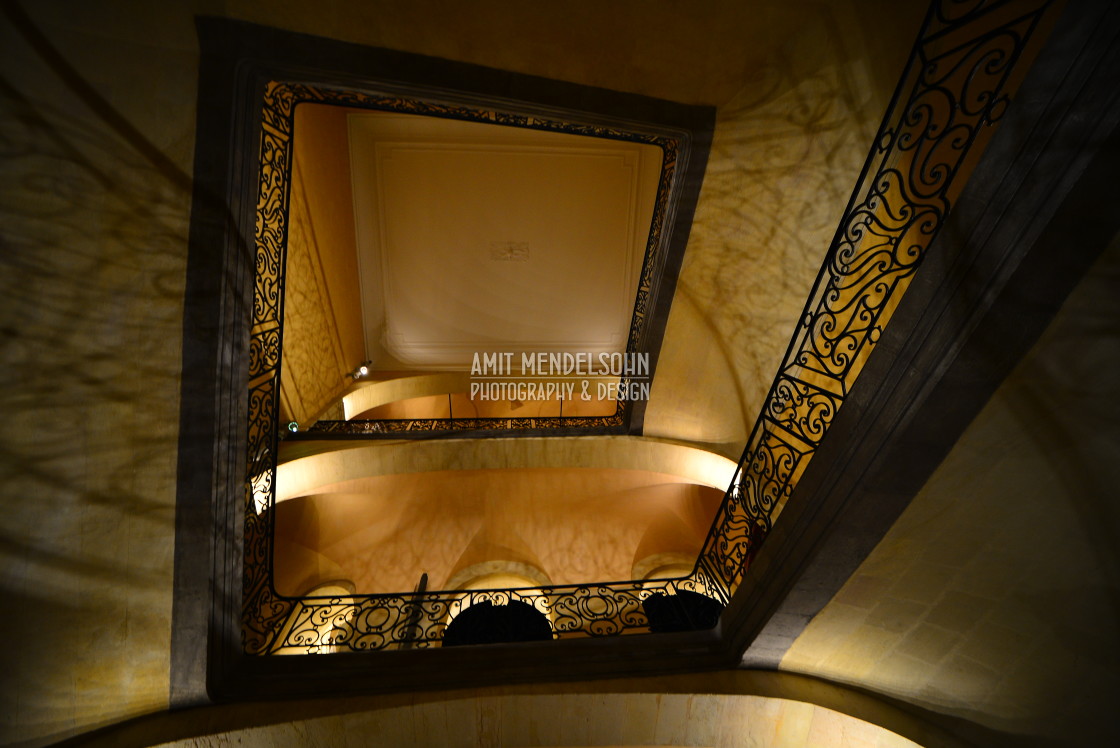 "Intercontinental, Marseille staircase" stock image