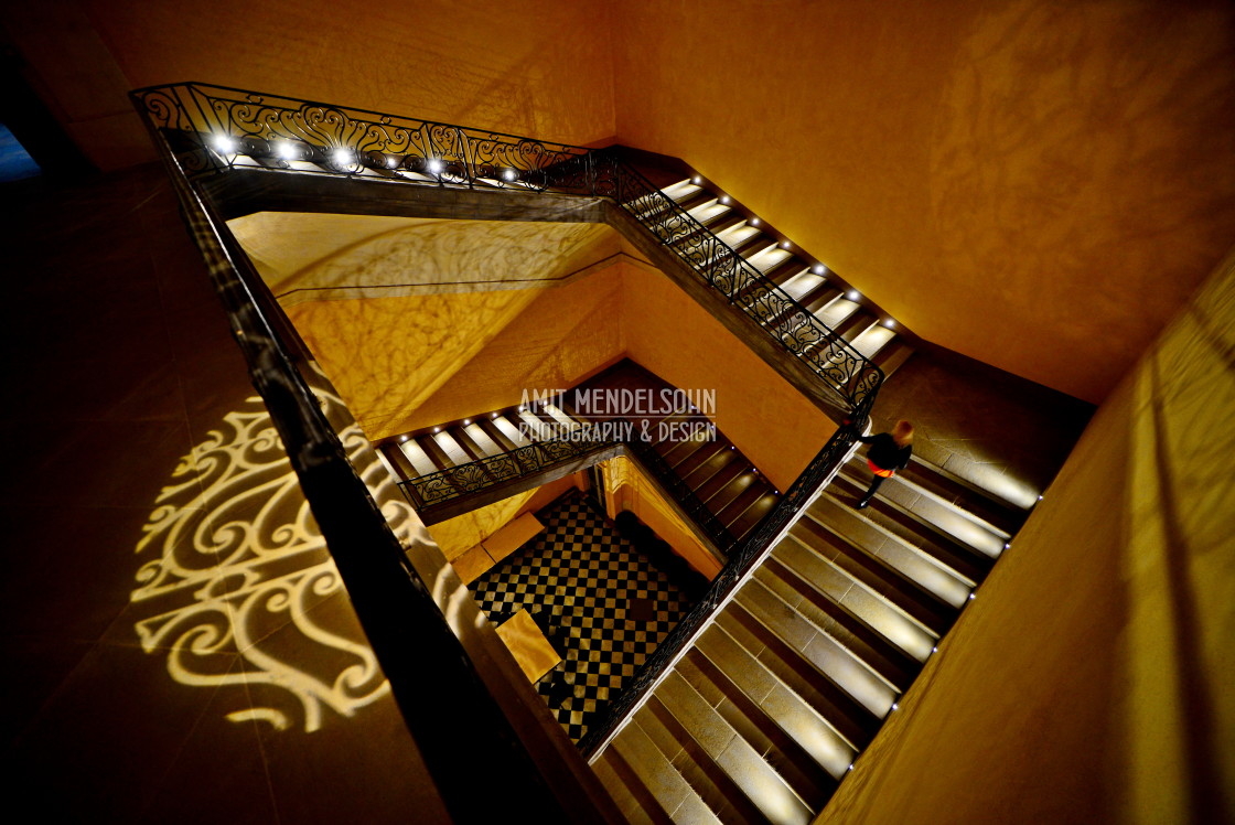 "Intercontinental, Marseille staircase" stock image