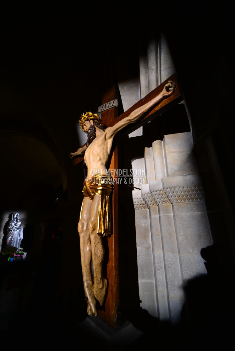 "Jesus in Notre dame de la garde" stock image