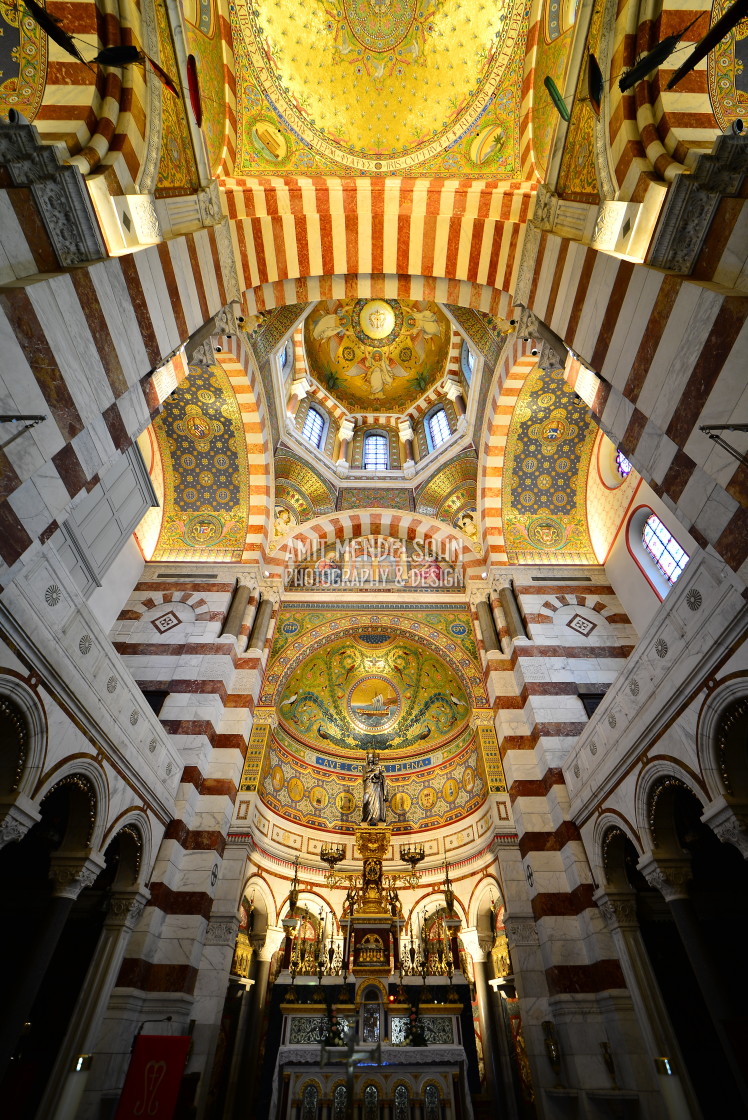 "Notre dame de la garde" stock image