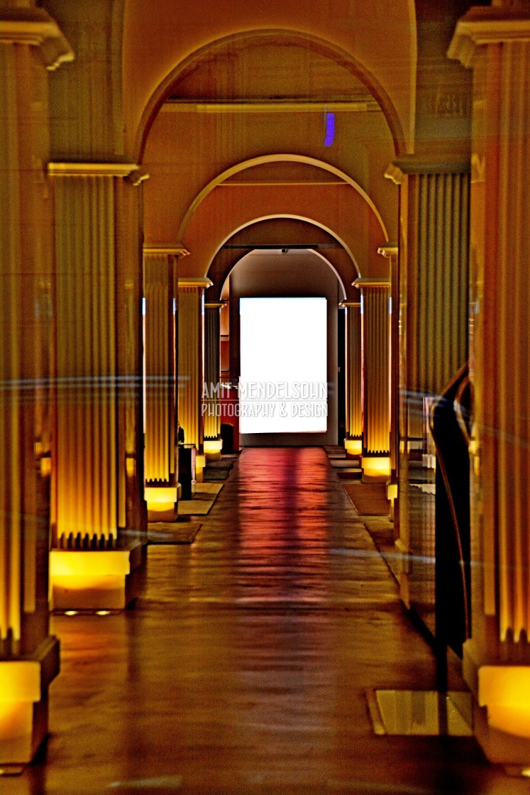 "Corridor of a classy shop" stock image