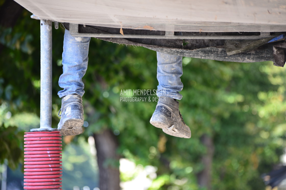 "Working legs" stock image