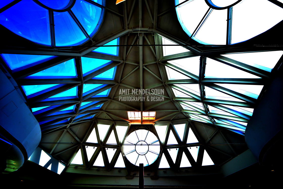 "Ceiling in the shopping center" stock image