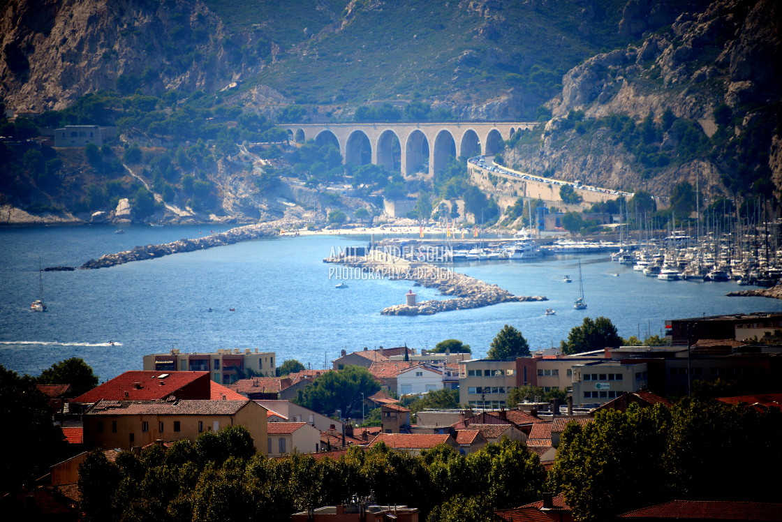 "A view to L'estaque" stock image