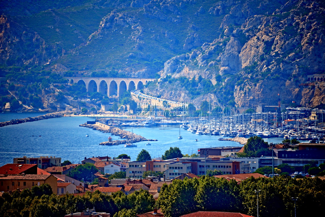 "A view to L'estaque" stock image