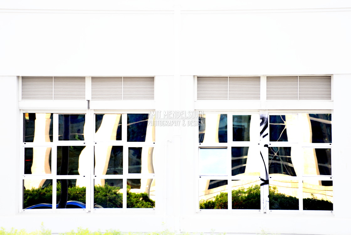 "White windows" stock image