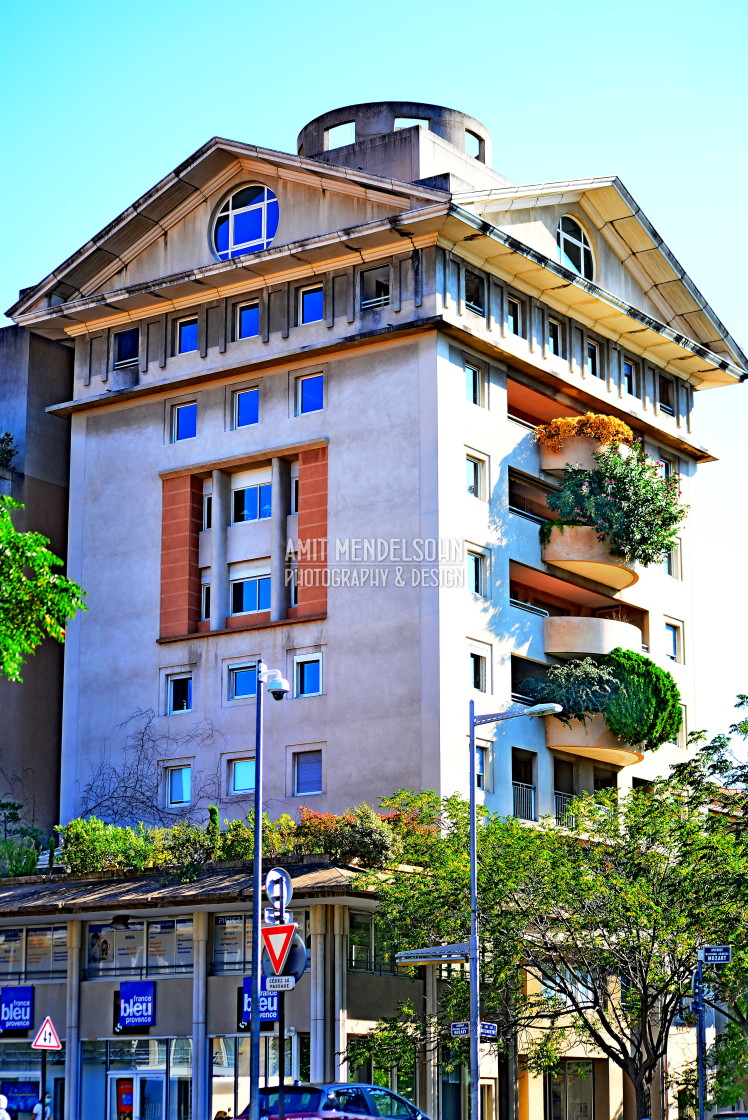 "A building in Aix" stock image