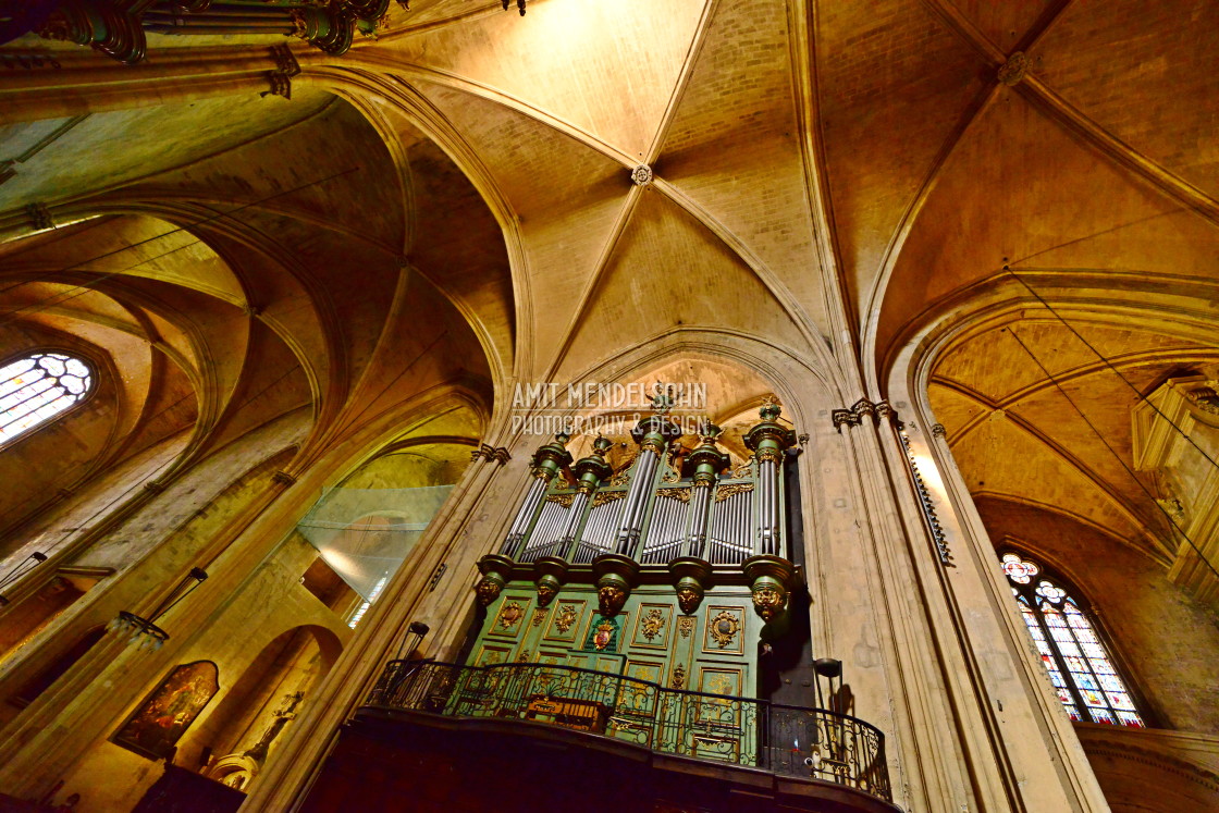 "Aix cathedral" stock image