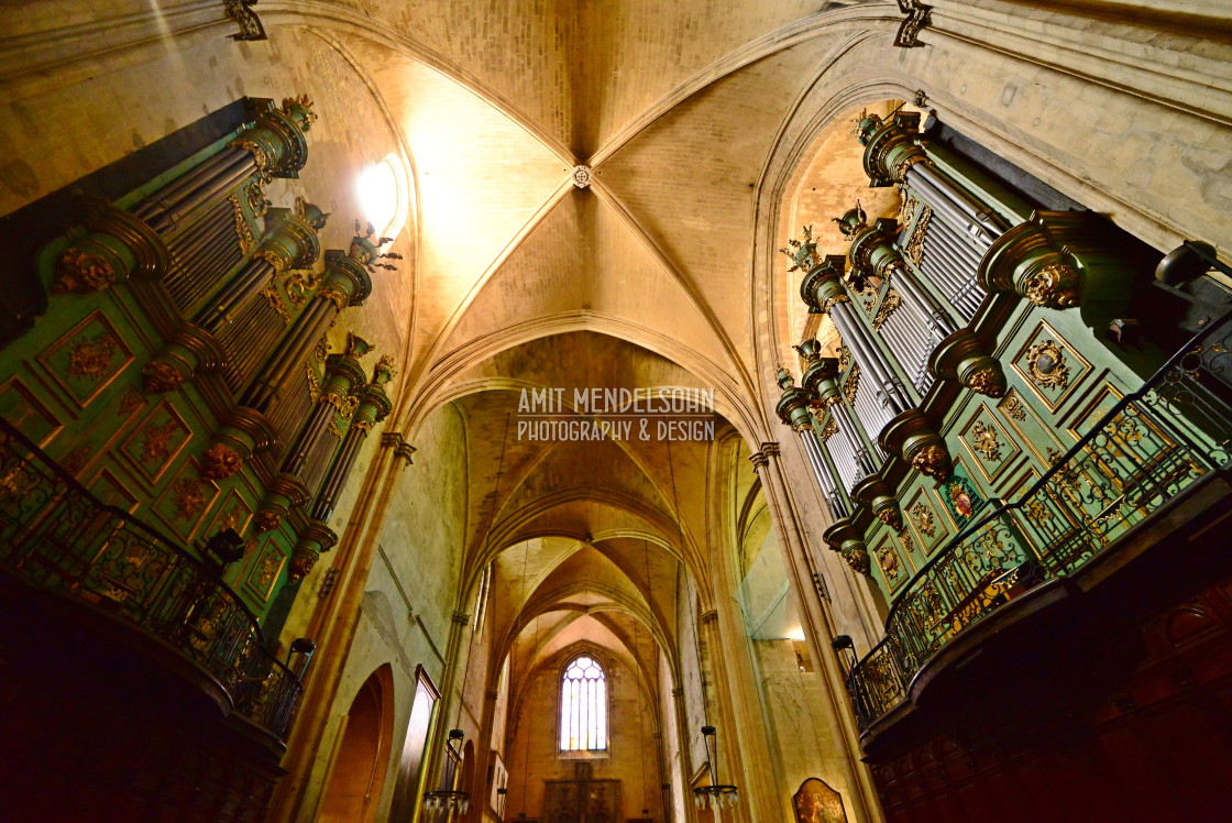 "Aix cathedral 3" stock image