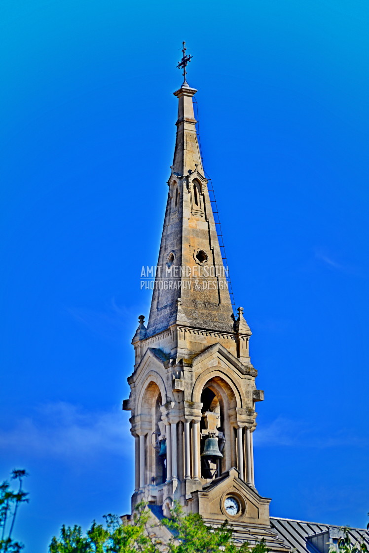 "A church tower" stock image