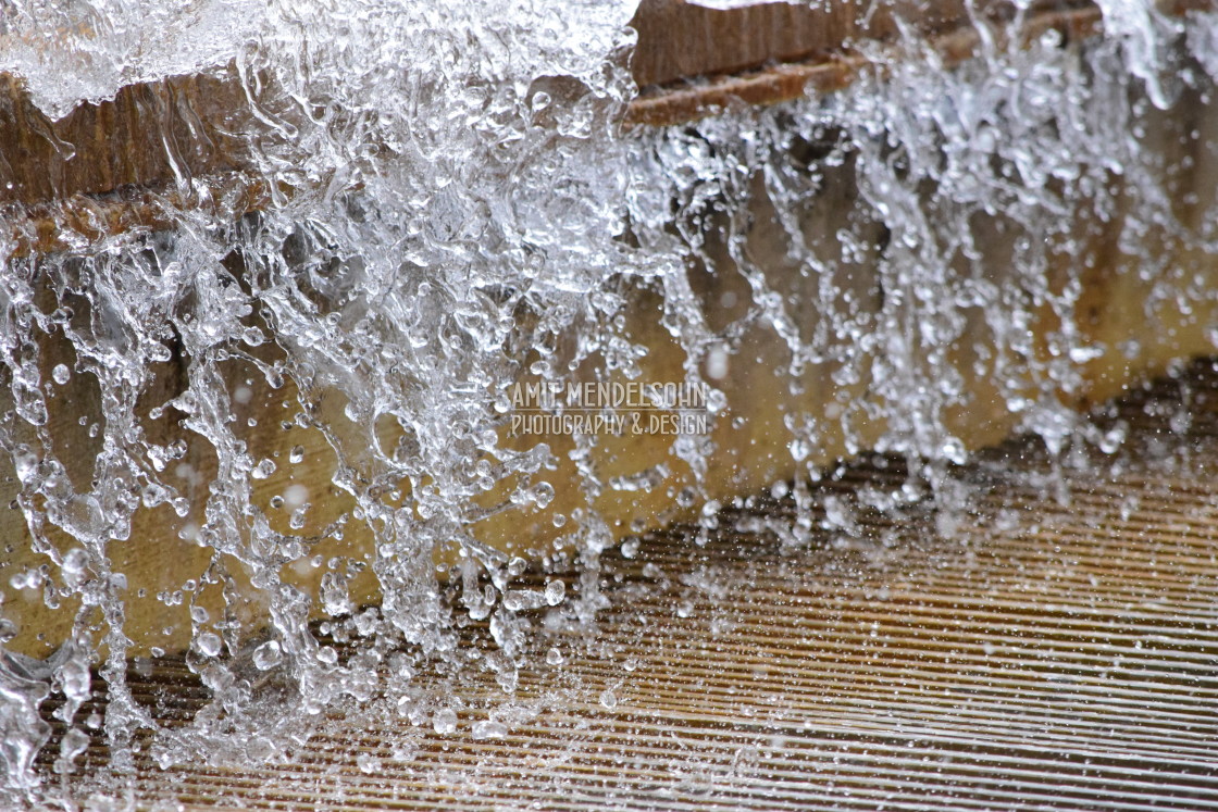 "Water in a fountain" stock image