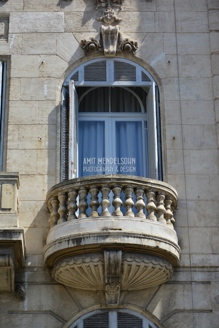 "A small balcony" stock image