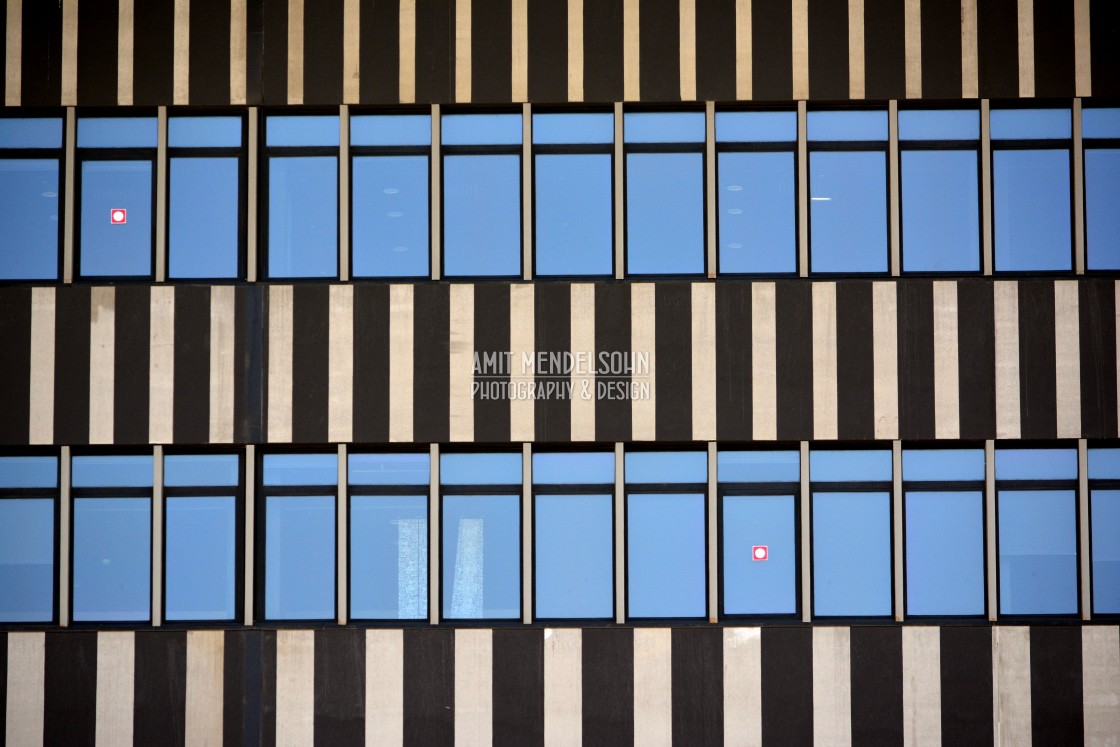 "A piano like façade" stock image