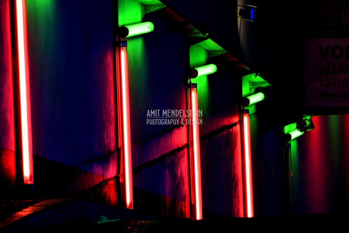 "Red and green light" stock image