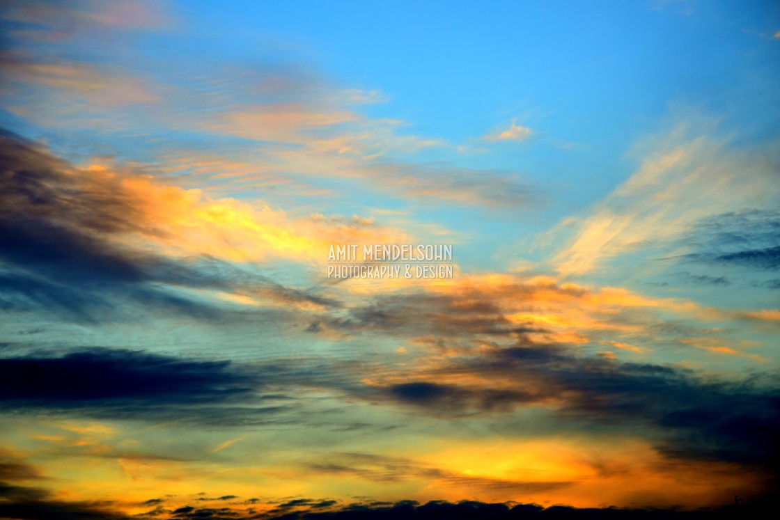 "Painting in the sky" stock image