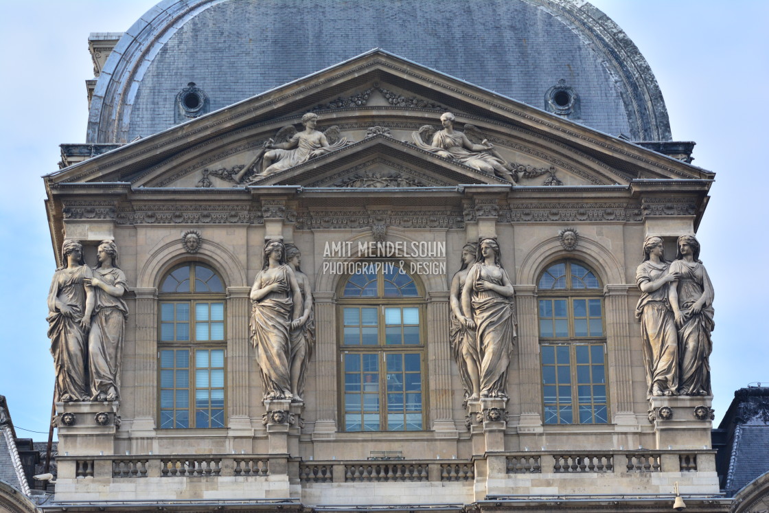 "The Louvre" stock image