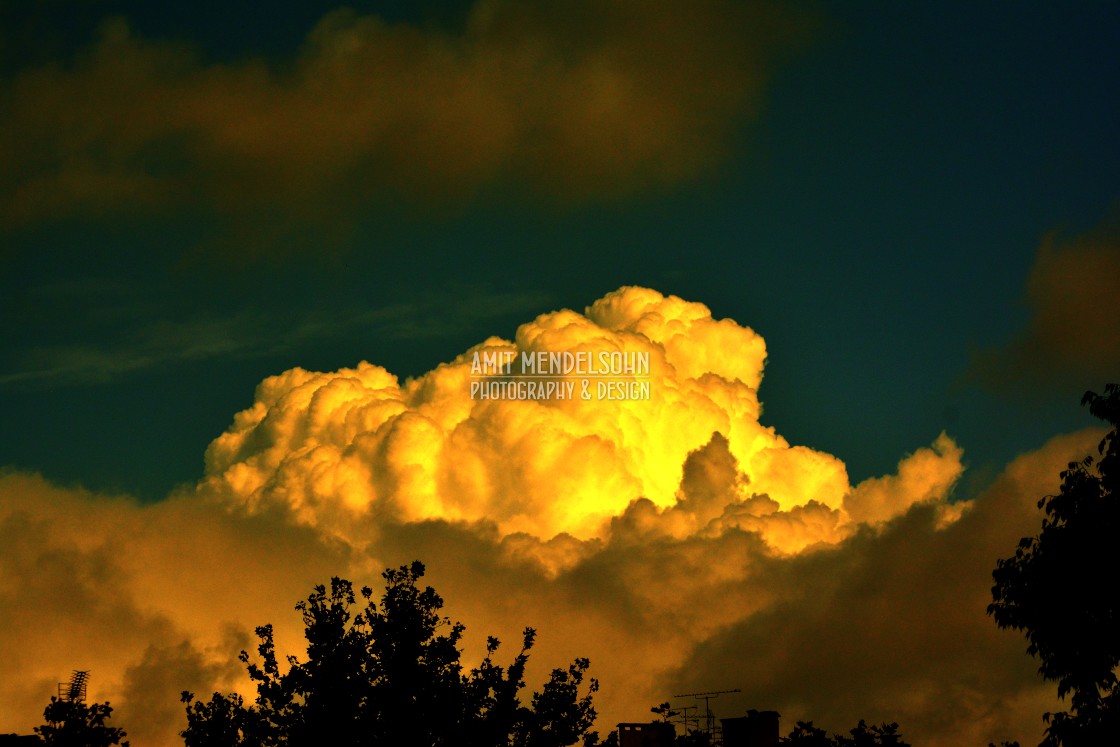 "Clouds above" stock image