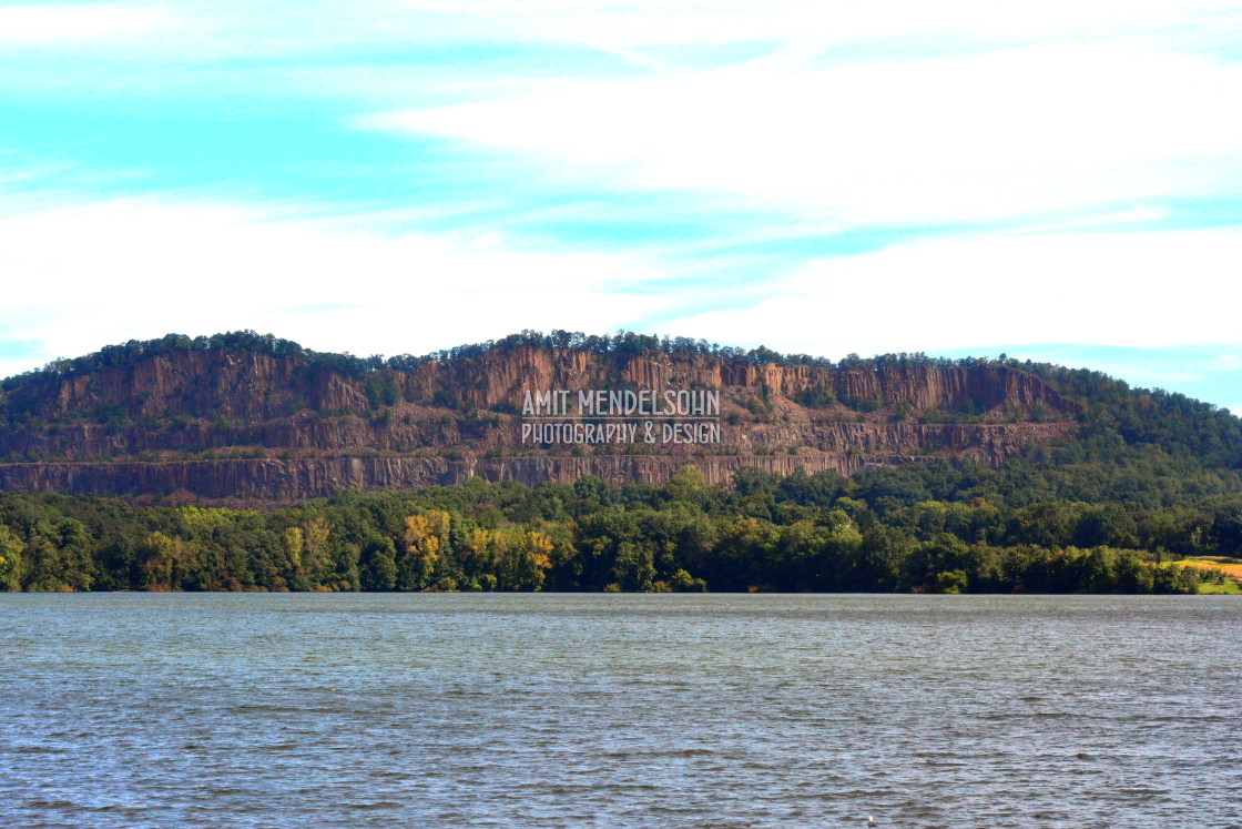 "Along the Hudson river" stock image