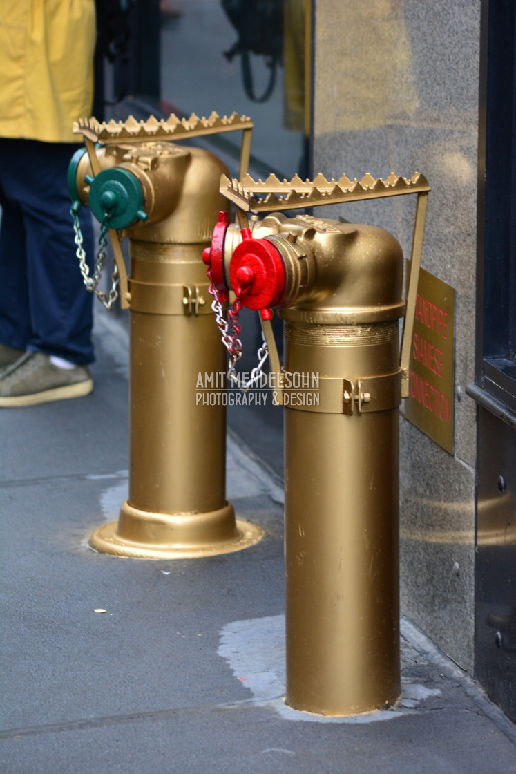 "Golden pipes" stock image