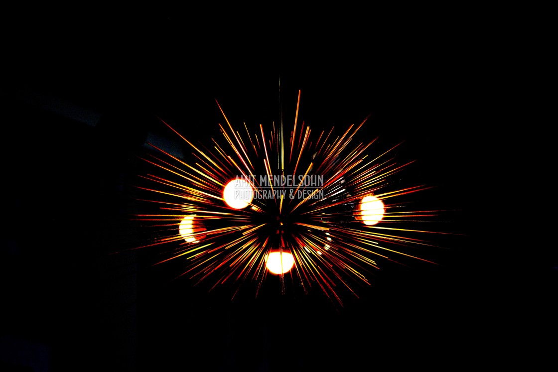 "Light explosion" stock image