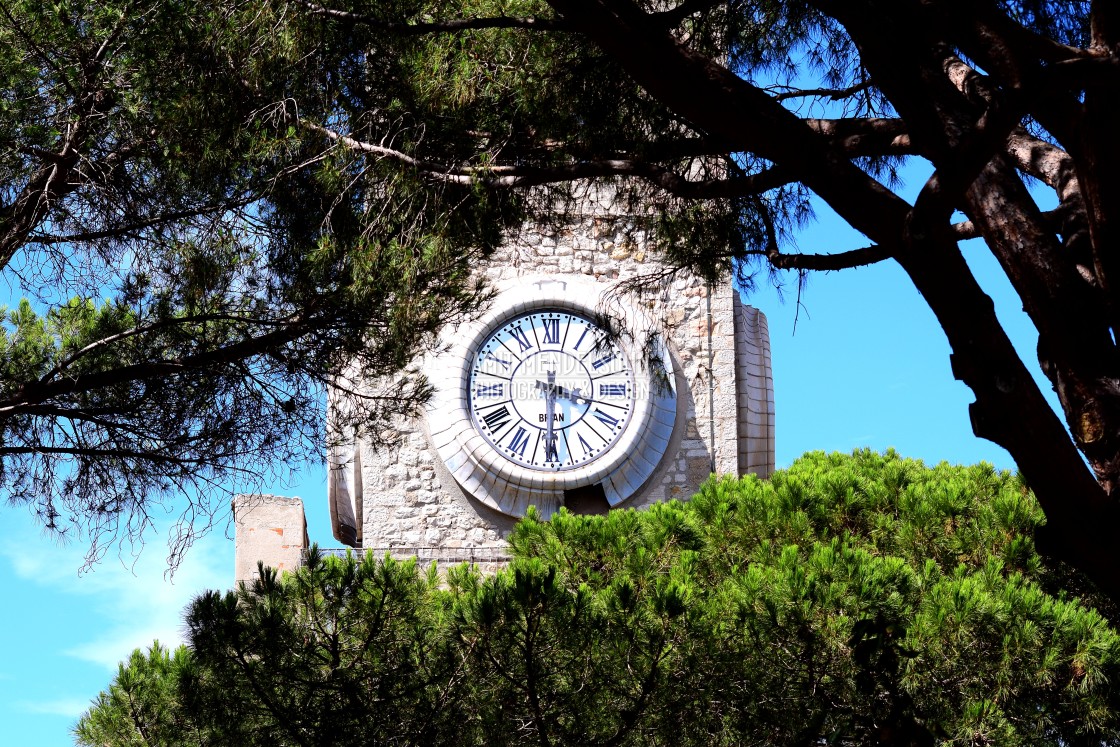 "Clock tower in Cannes" stock image