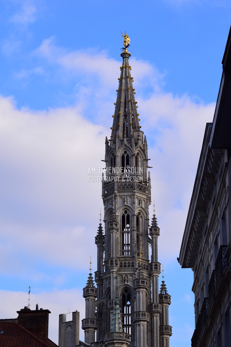 "Another tower in Brussels" stock image