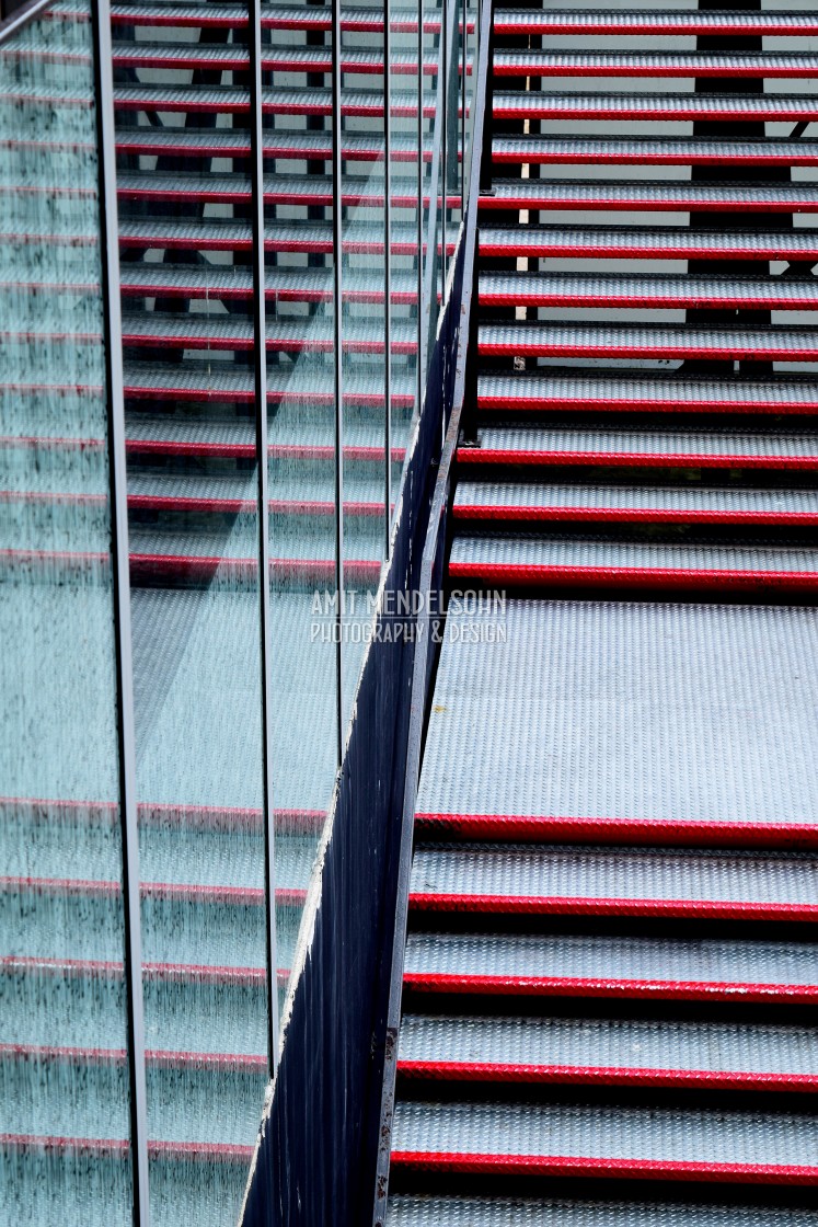 "Steps and reflection" stock image