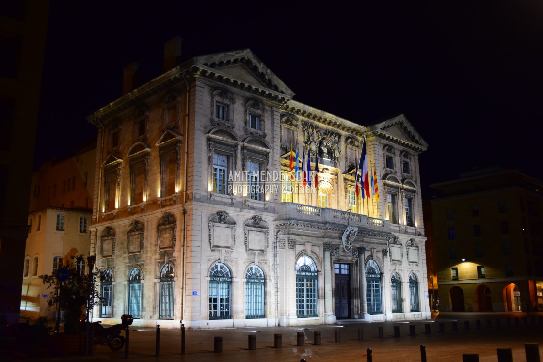 "The city hall of Marseille" stock image