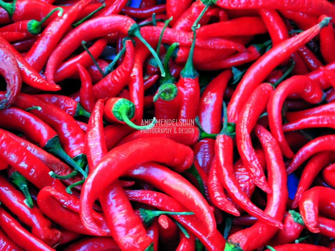 "Hot chilly peppers" stock image