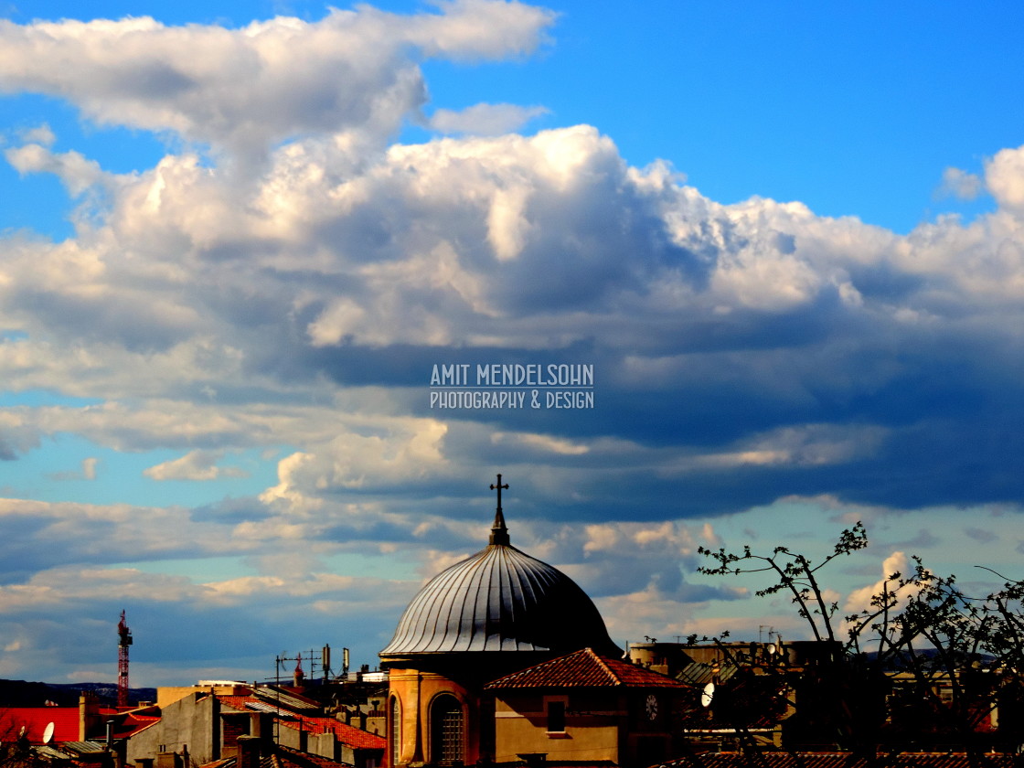 "The sky above" stock image