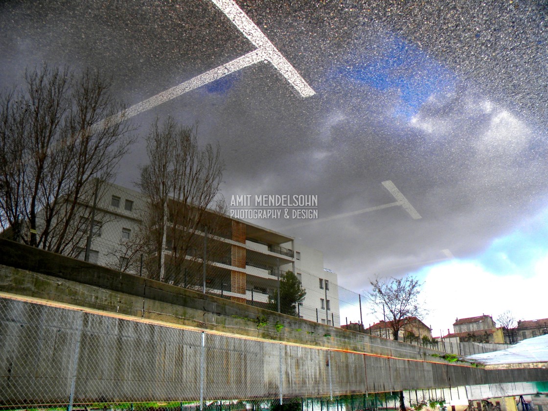 "Parking upside down" stock image