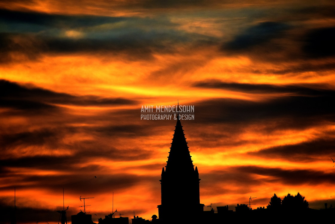 "The church of le panier" stock image