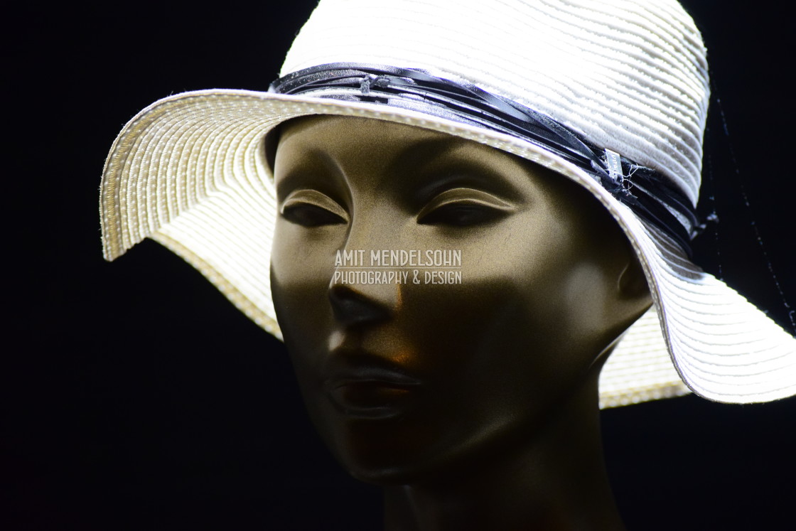 "A head of a mannequin of a woman" stock image