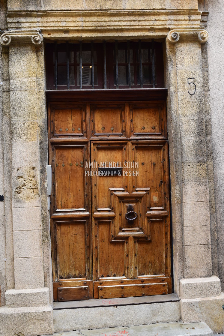 "Aix - Old door 2" stock image