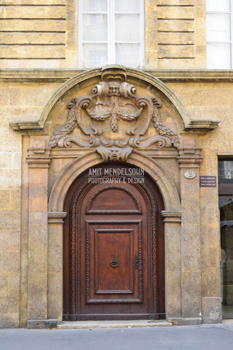 "Aix - Old door 5" stock image