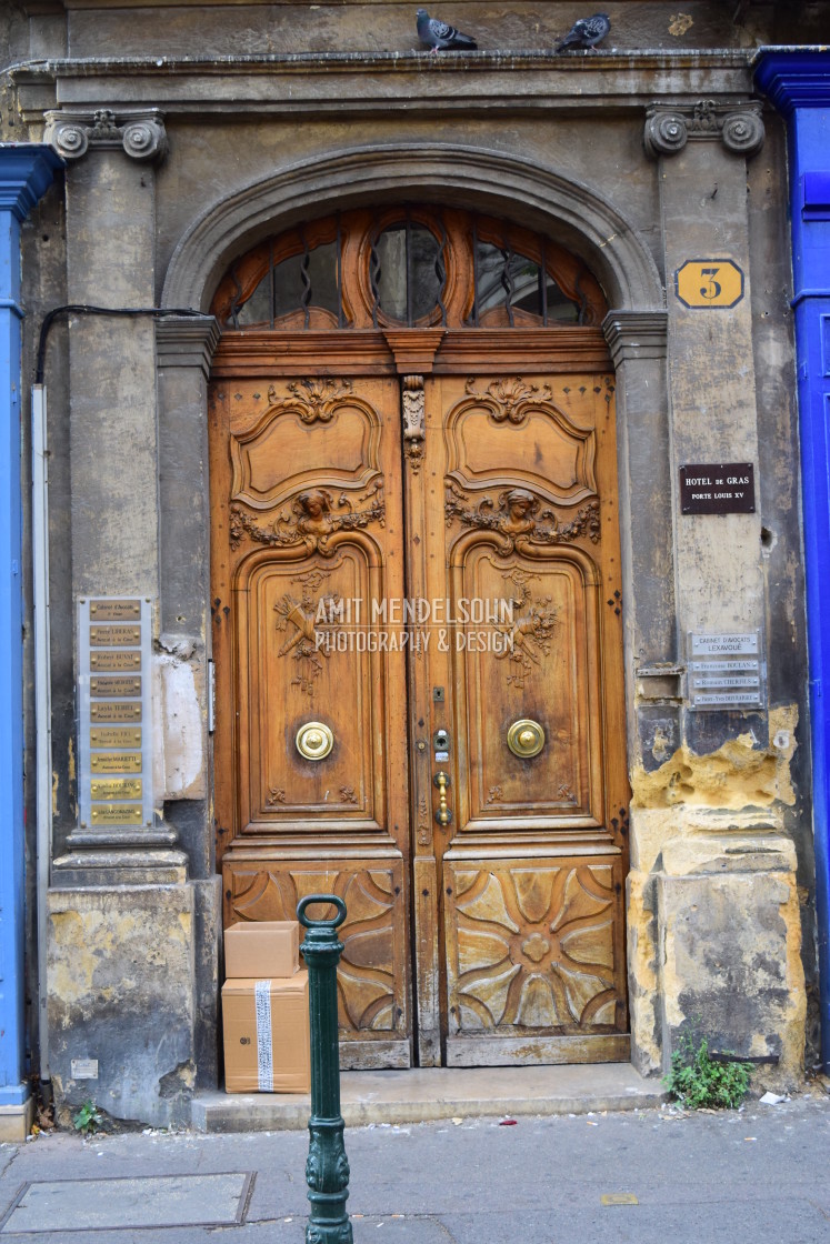 "Aix - Old door 7" stock image