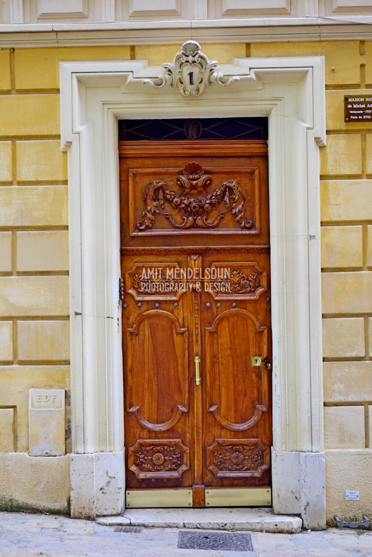 "Aix - Old door 9" stock image