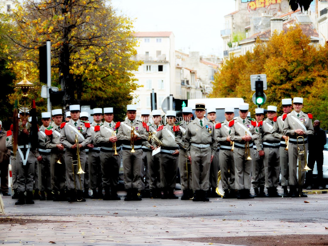 "A military band" stock image