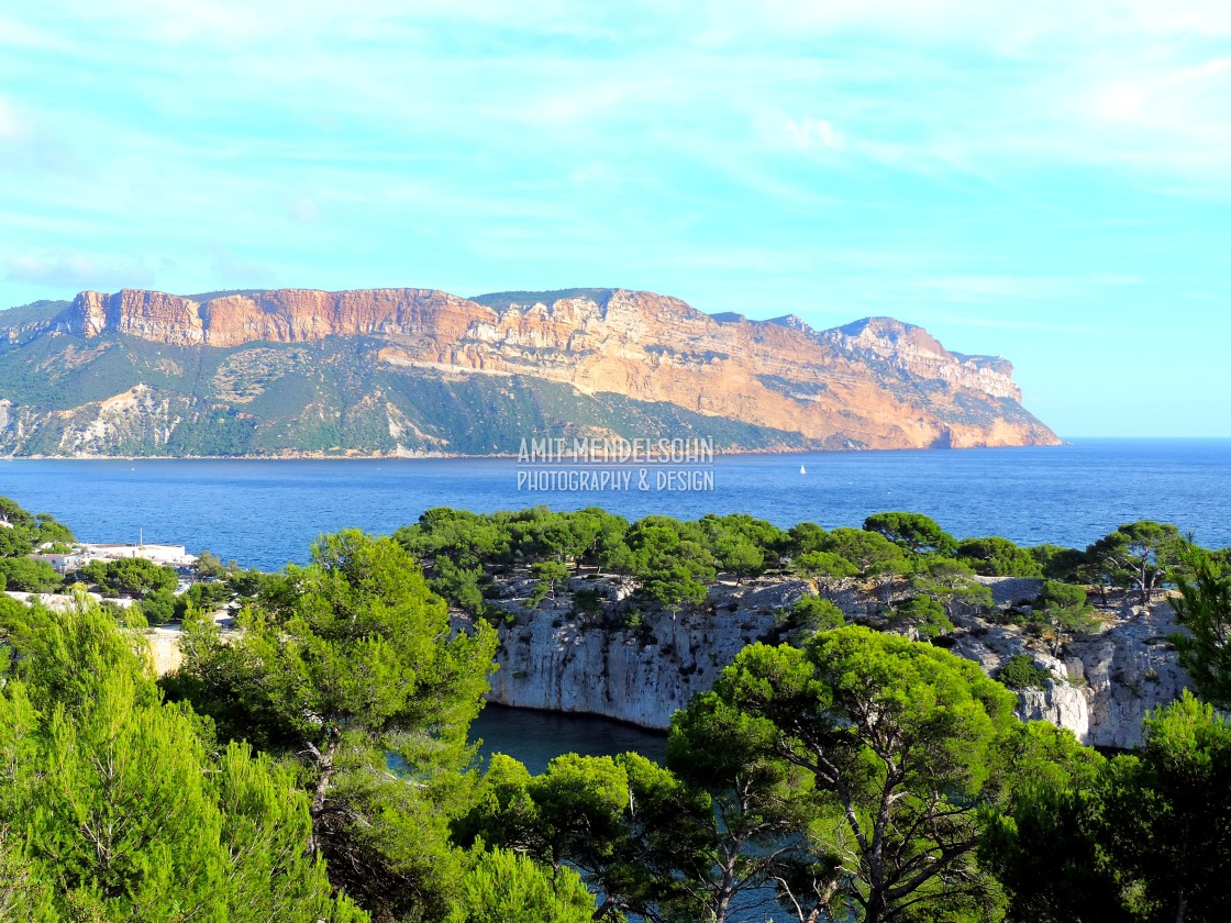 "The creek of Cassis 9" stock image