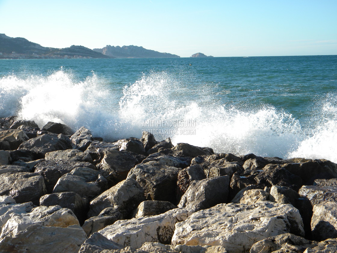 "Stormy sea" stock image