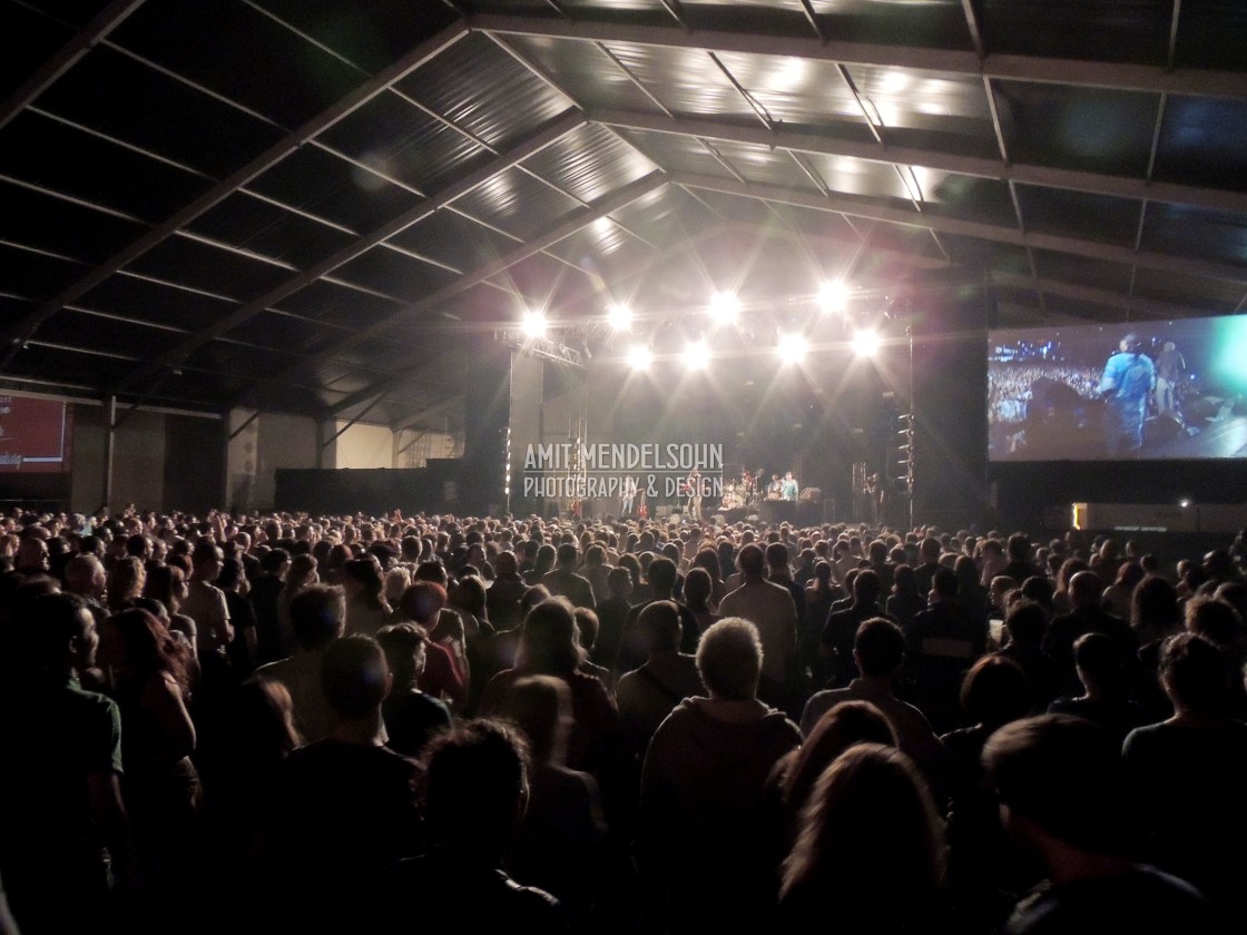 "Audience in a festival" stock image