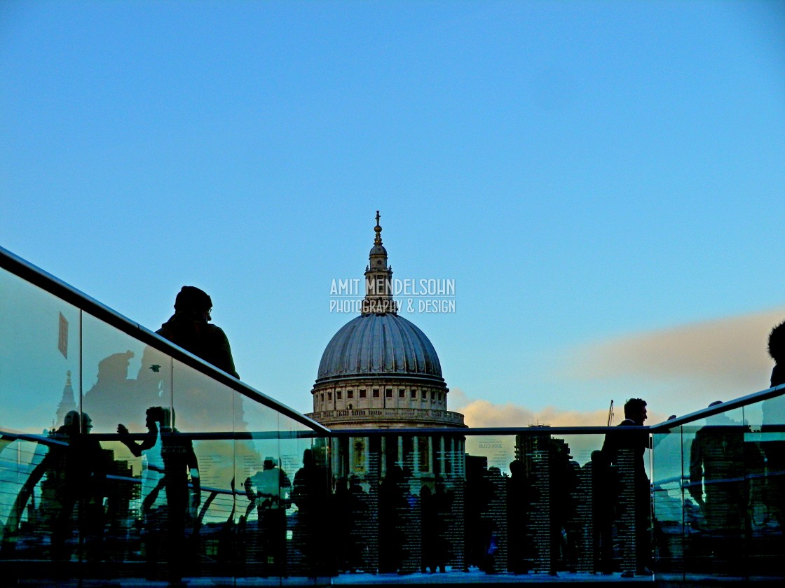 "The Jubilee bridge" stock image