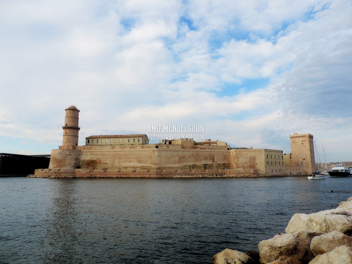 "Fort saint Jean - MUCEM" stock image