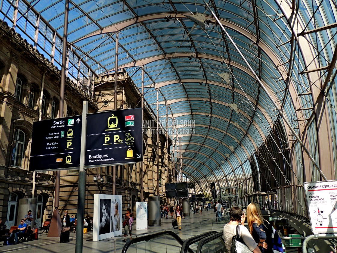 "Strasbourg Train station" stock image