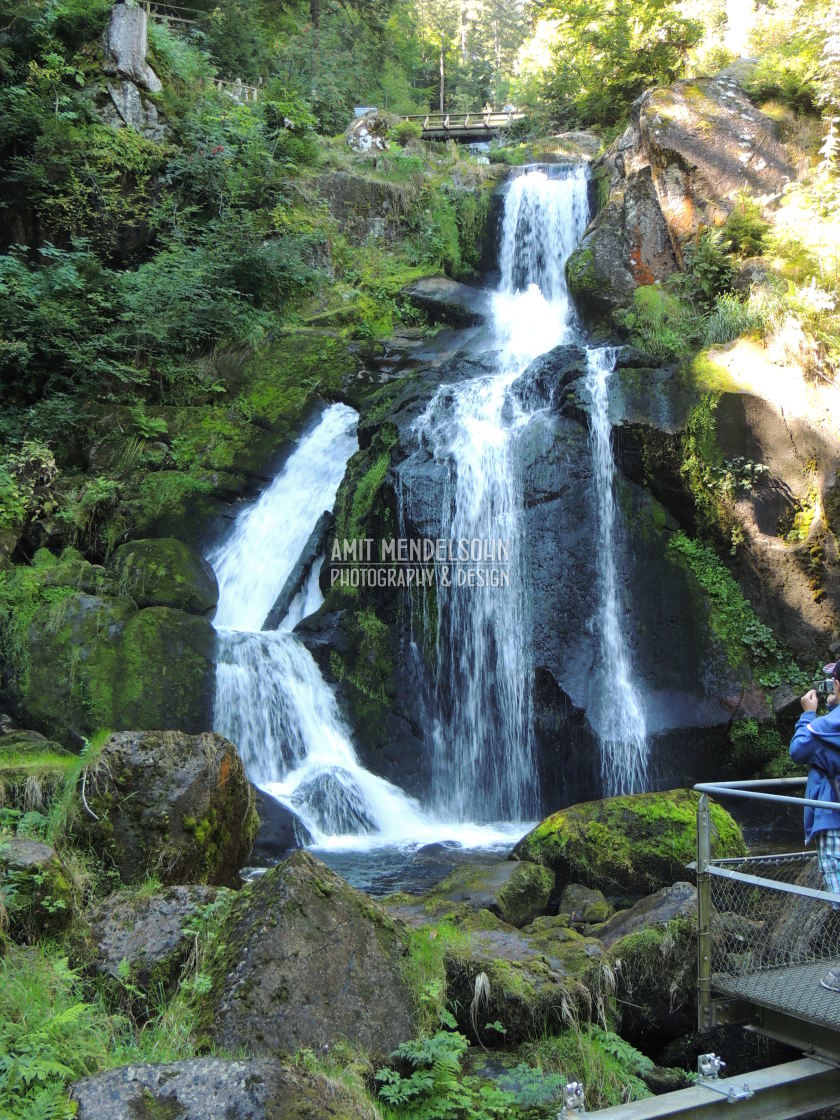 "Germany - the black forest - water falls" stock image