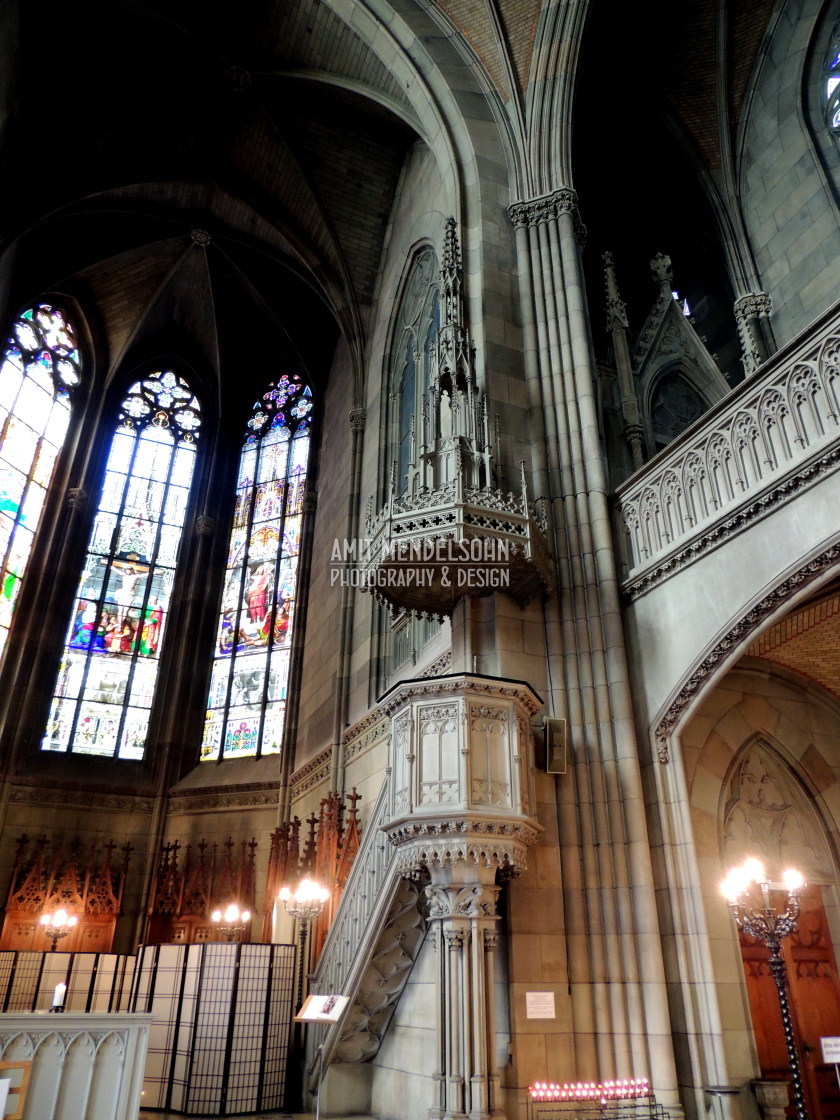 "Basel, Switzerland - the church" stock image